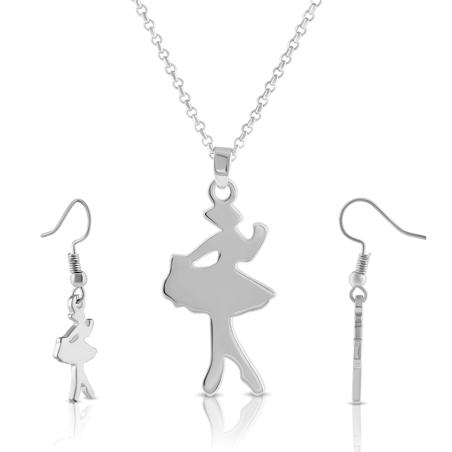 Twirl in Time Rose Gold Pendant Set