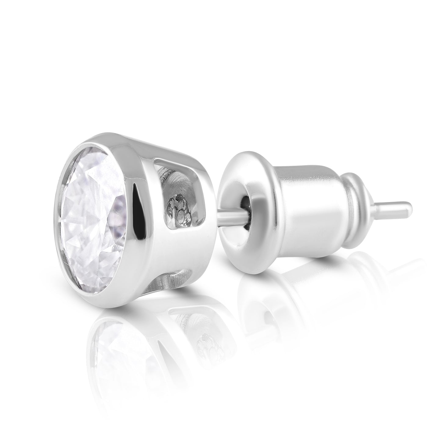 Solitaire Lab-Moissanite Ear Studs