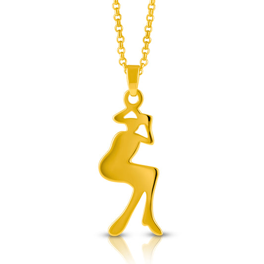 Melody in Motion Golden Pendant