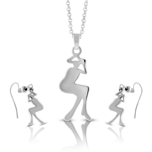 Melody in Motion Silver Pendant Set