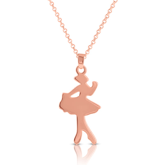 Twirl in Time Rose Gold Pendant
