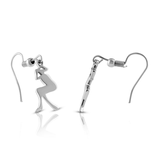 Melody in Motion Silver Earrings